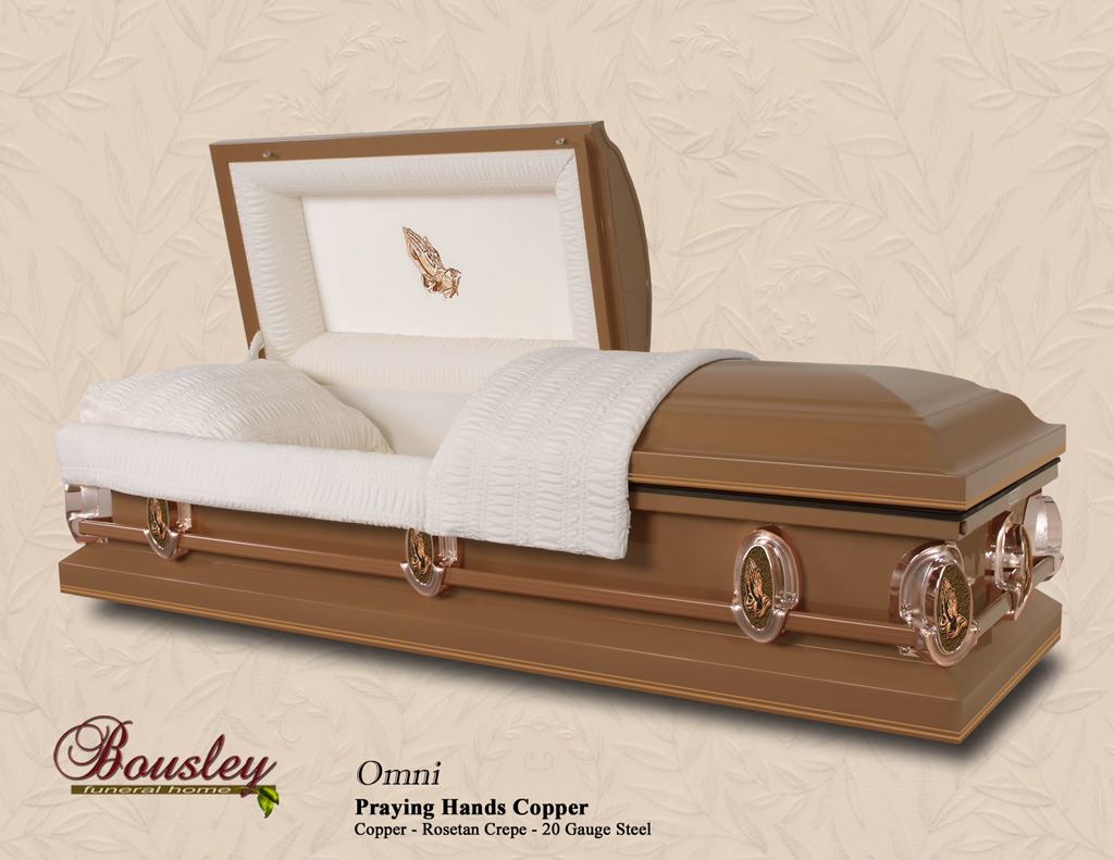 Omni Praying Hands Copper P